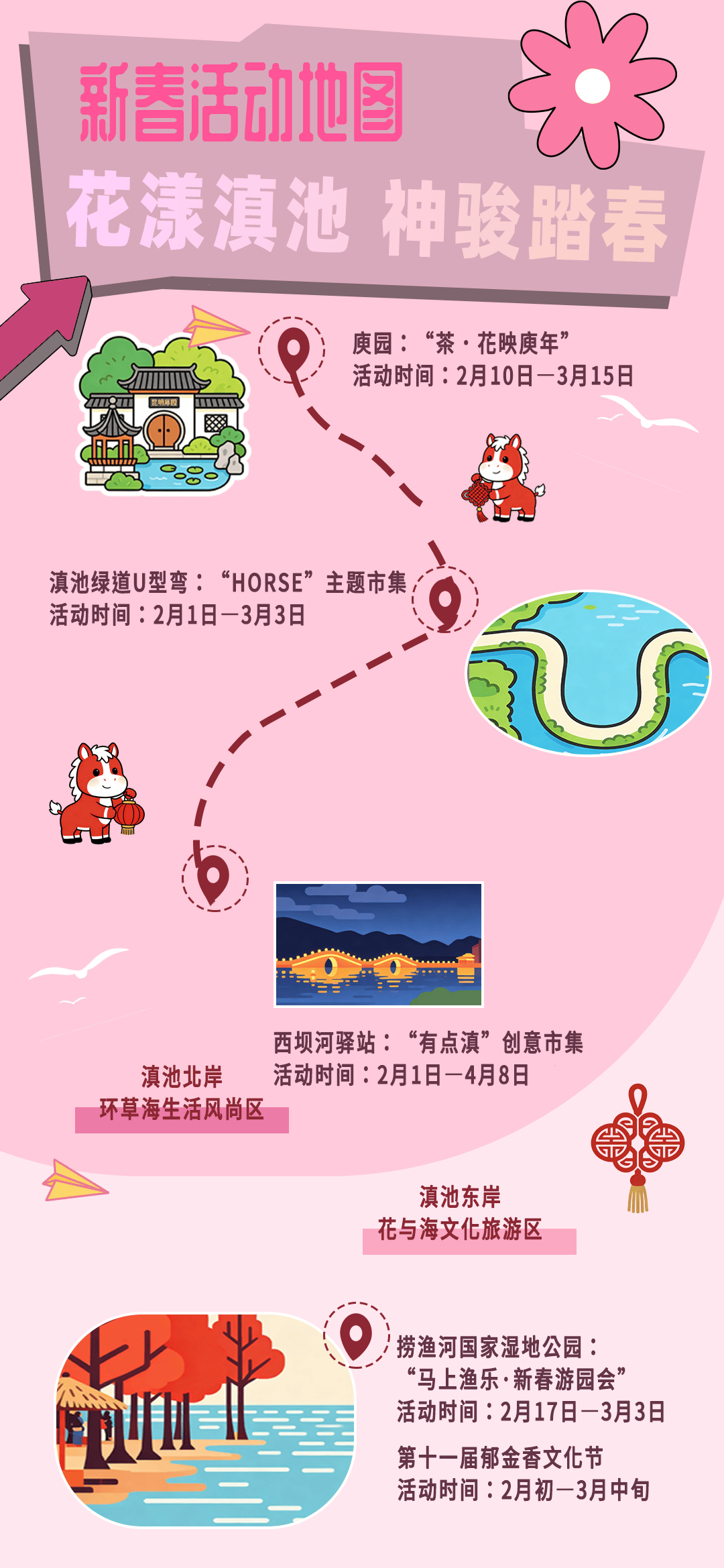 收藏！昆明新春活動攻略出爐，帶你解鎖滇池旅遊黃金岸線全新開啟方式