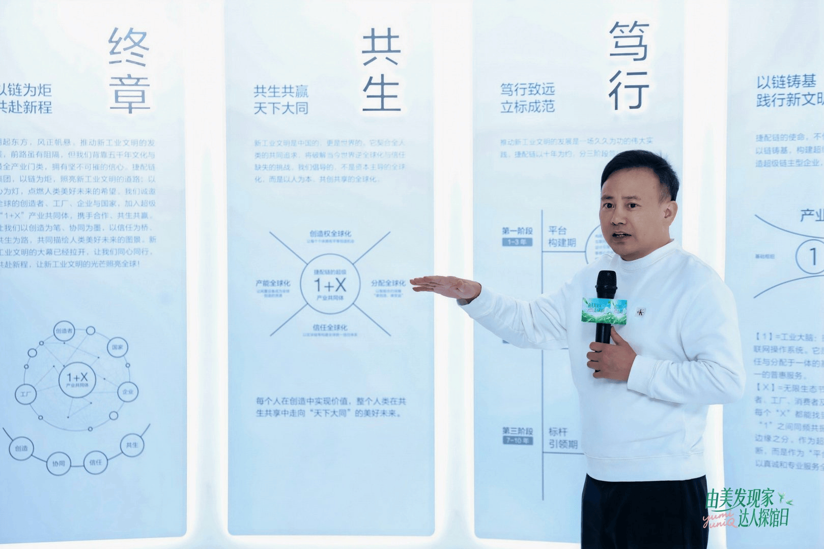 捷配鏈集團推出電子潮品秀場，合作伙伴宇樹機器人現場助陣