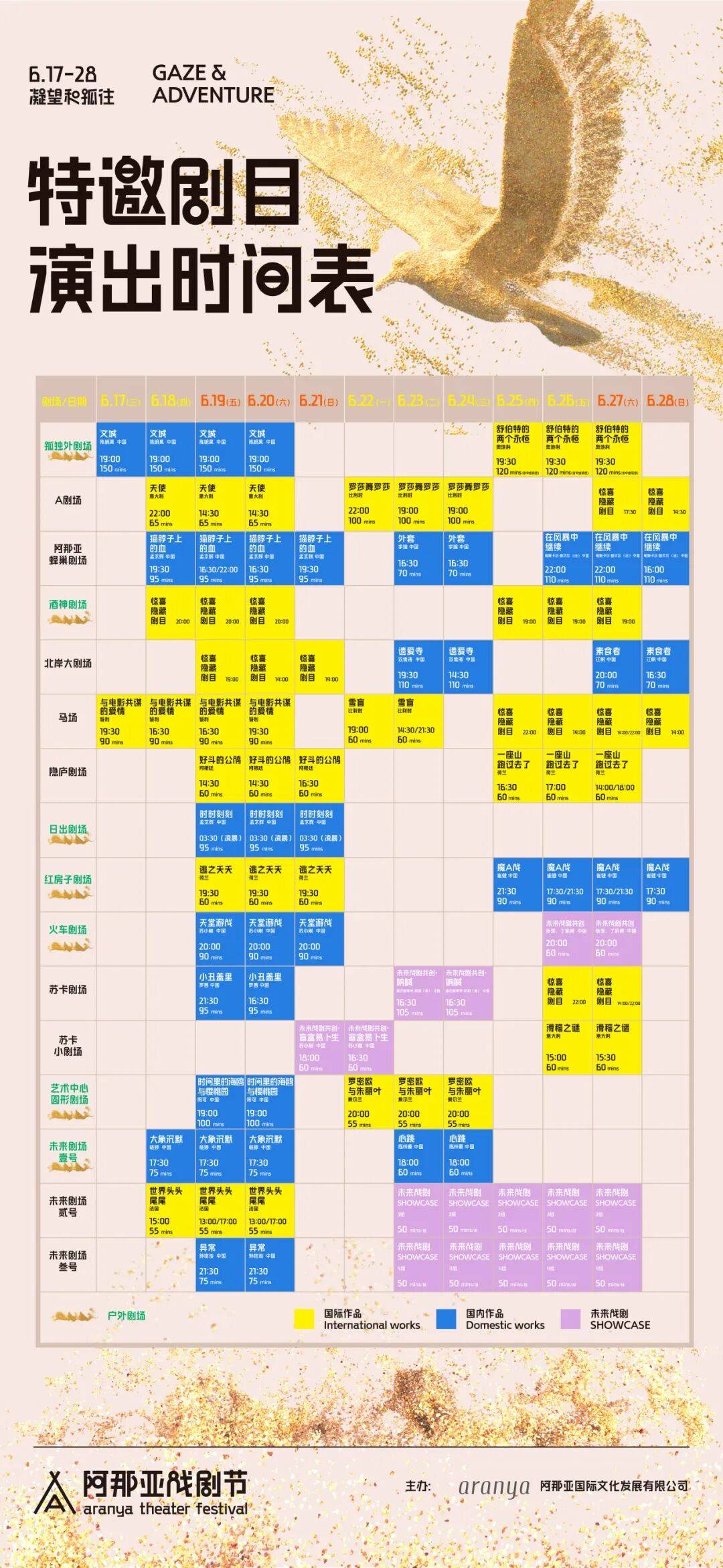 一篇看盡2026阿那亞戲劇節國內劇目！有它在手，開票不慌！