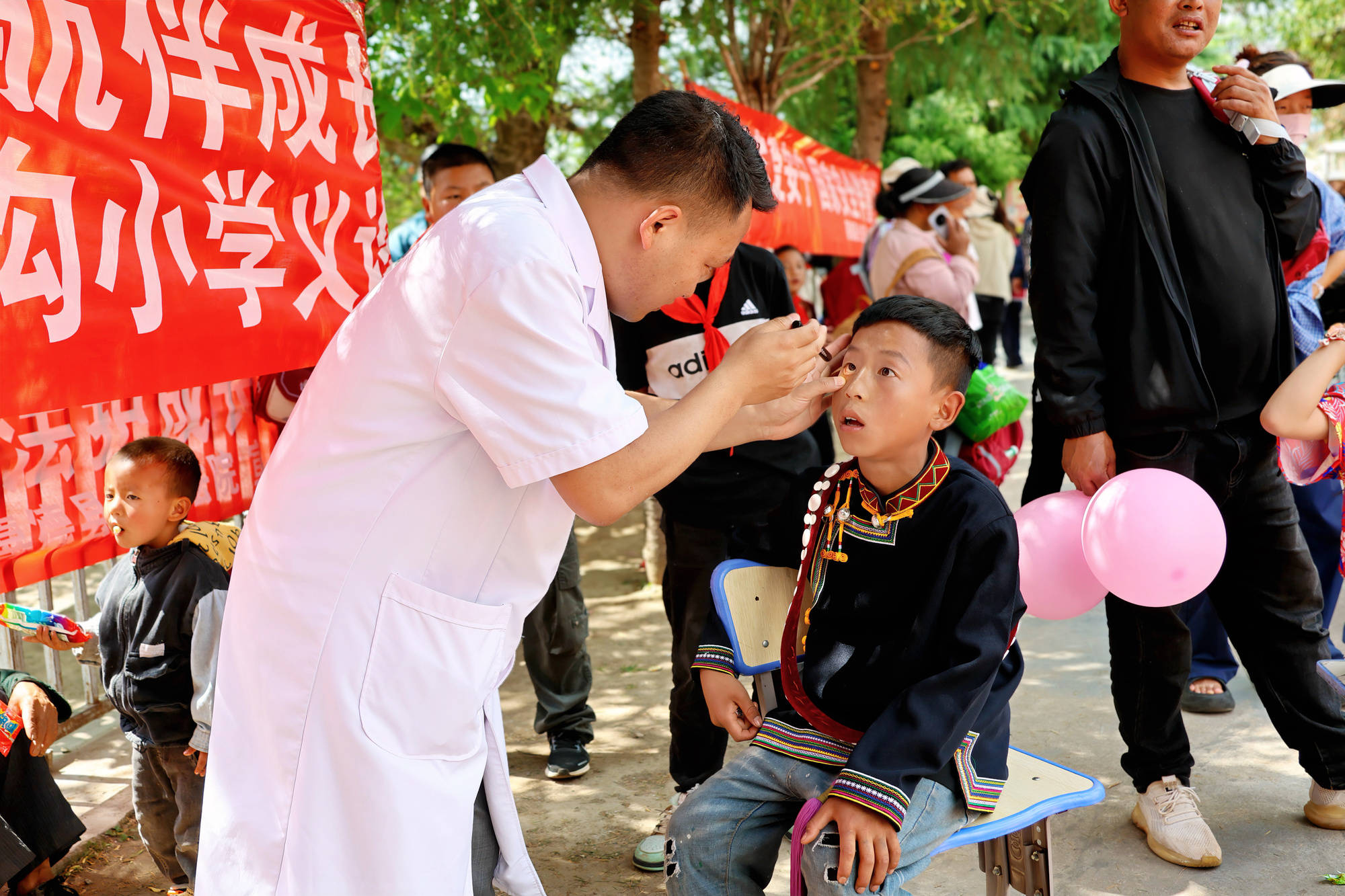 “童心向黨”活動走進喜德縣深溝中心小學校