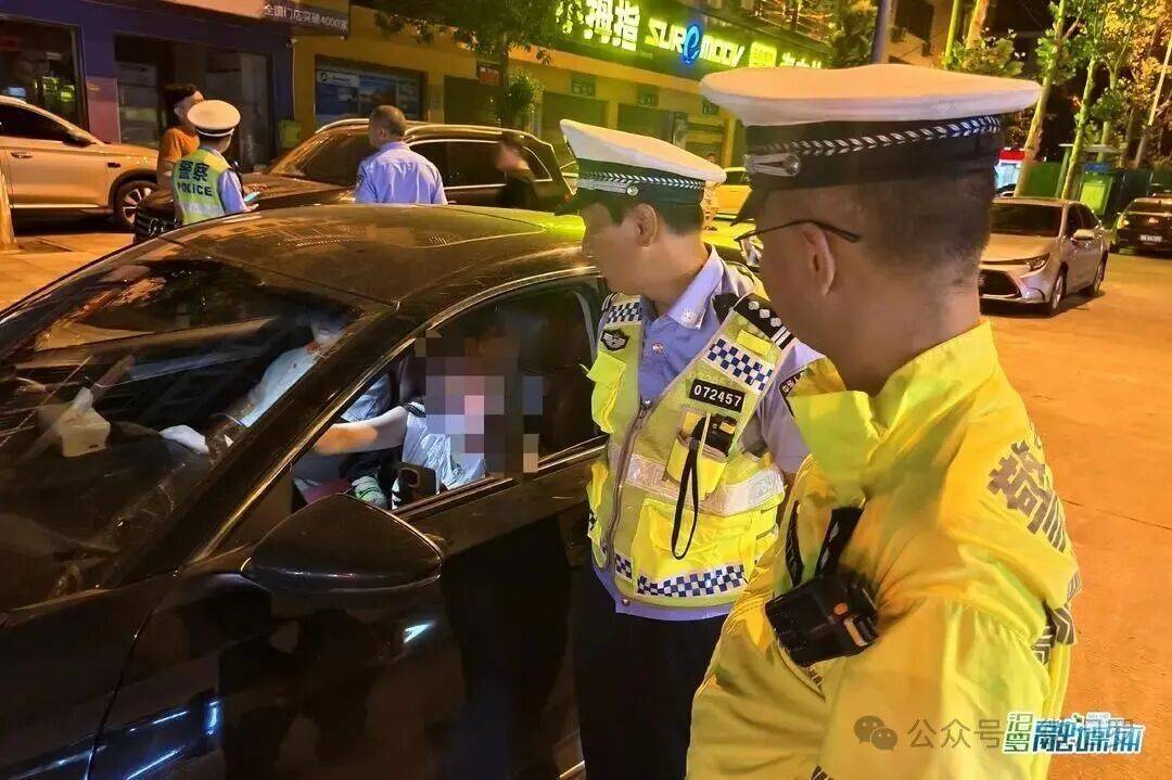 湖南一女子開車途中口渴，就近買一罐雞尾酒解渴，被交警當場查獲