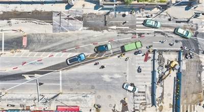 建設路大學路等多條道路已放通