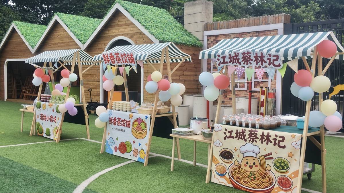 夏日美食節開席！幼兒園萌娃變身小掌櫃體驗節氣食育