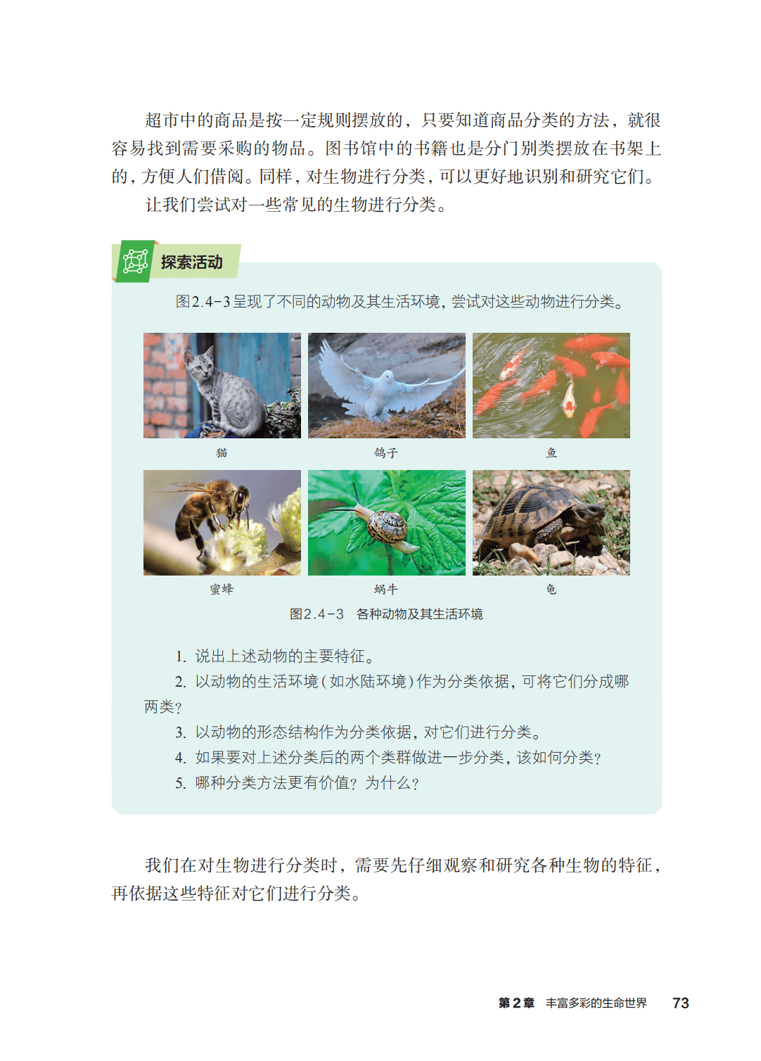 浙教版七年級科學上冊電子課本(2026年新教材)