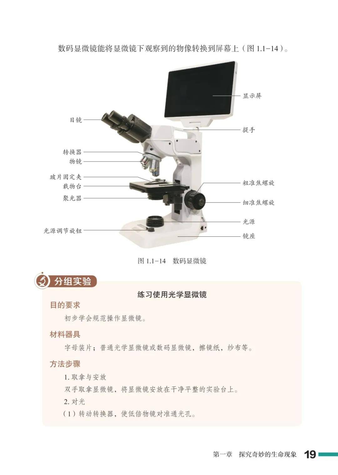 濟南版七年級生物上冊電子課本(2026新教材)