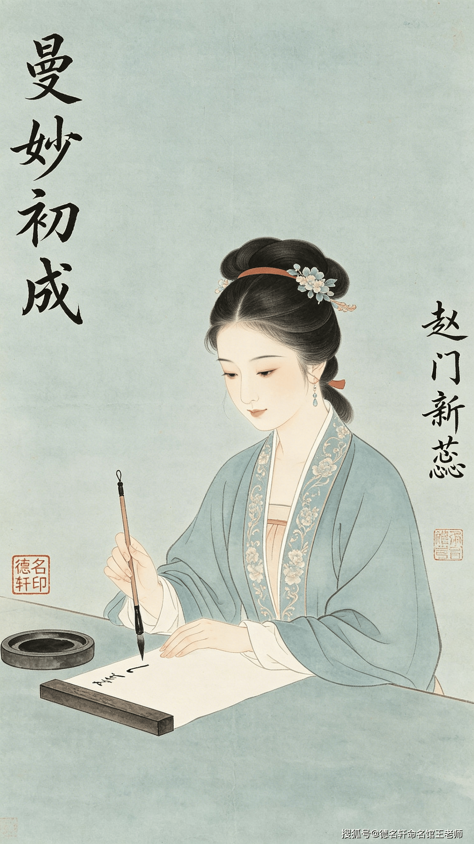 寶寶起名案例 起名字 趙曼初：曼妙初成，趙門新蕊