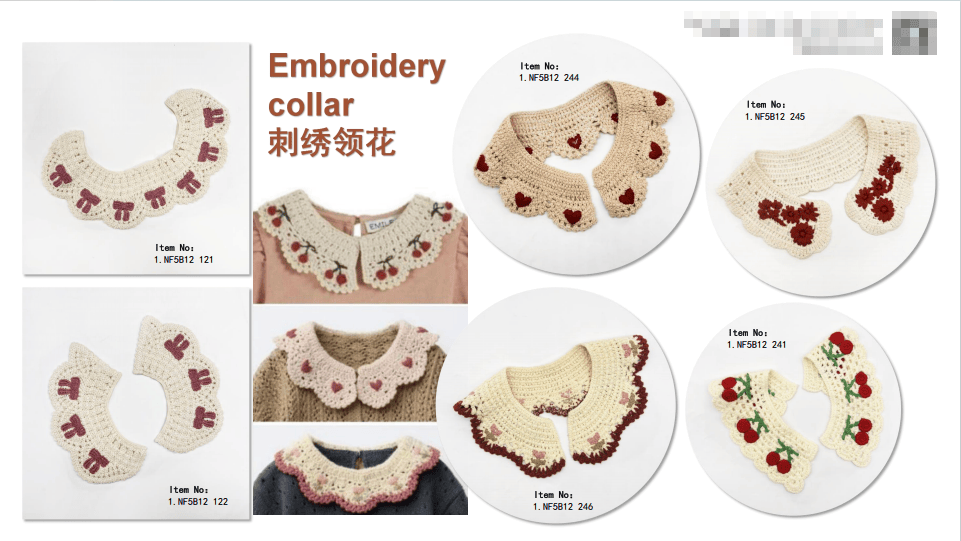 刺繡常見工藝講解：童裝採購兒童刺繡領花工藝辨別指南