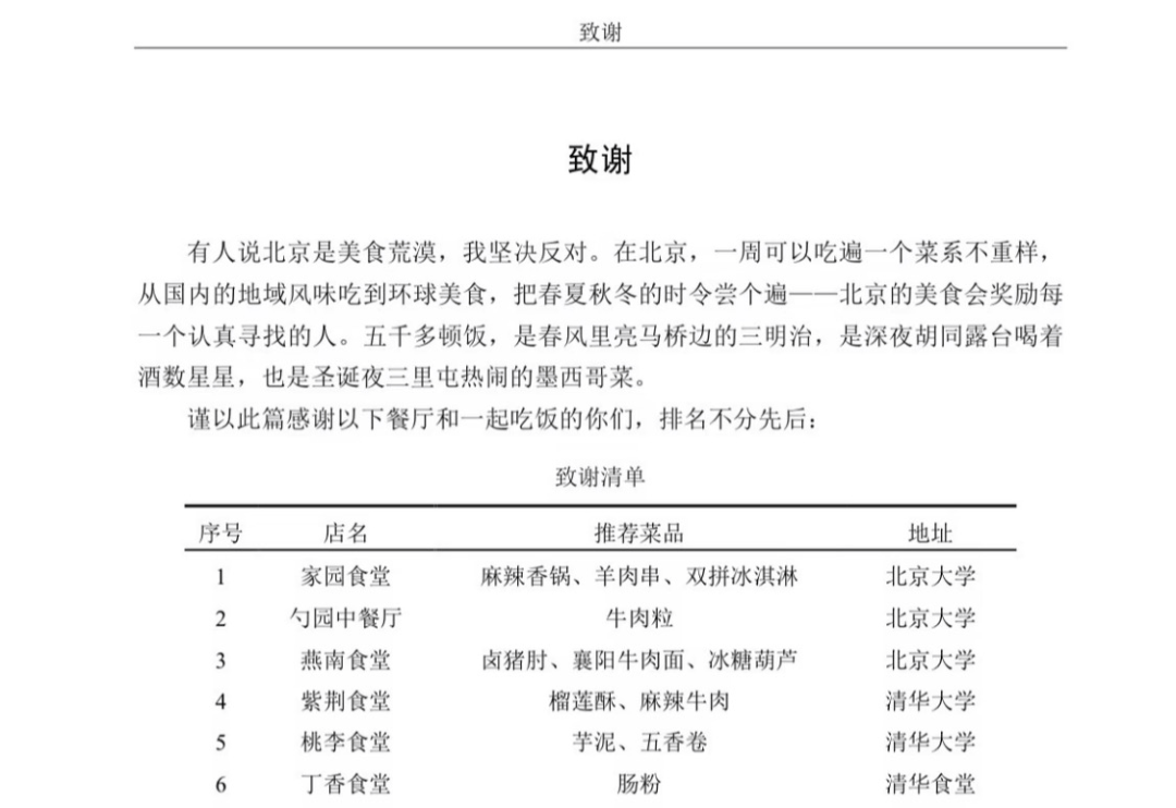 北京高校畢業生論文致謝刷屏！網友：看哭了，好會寫