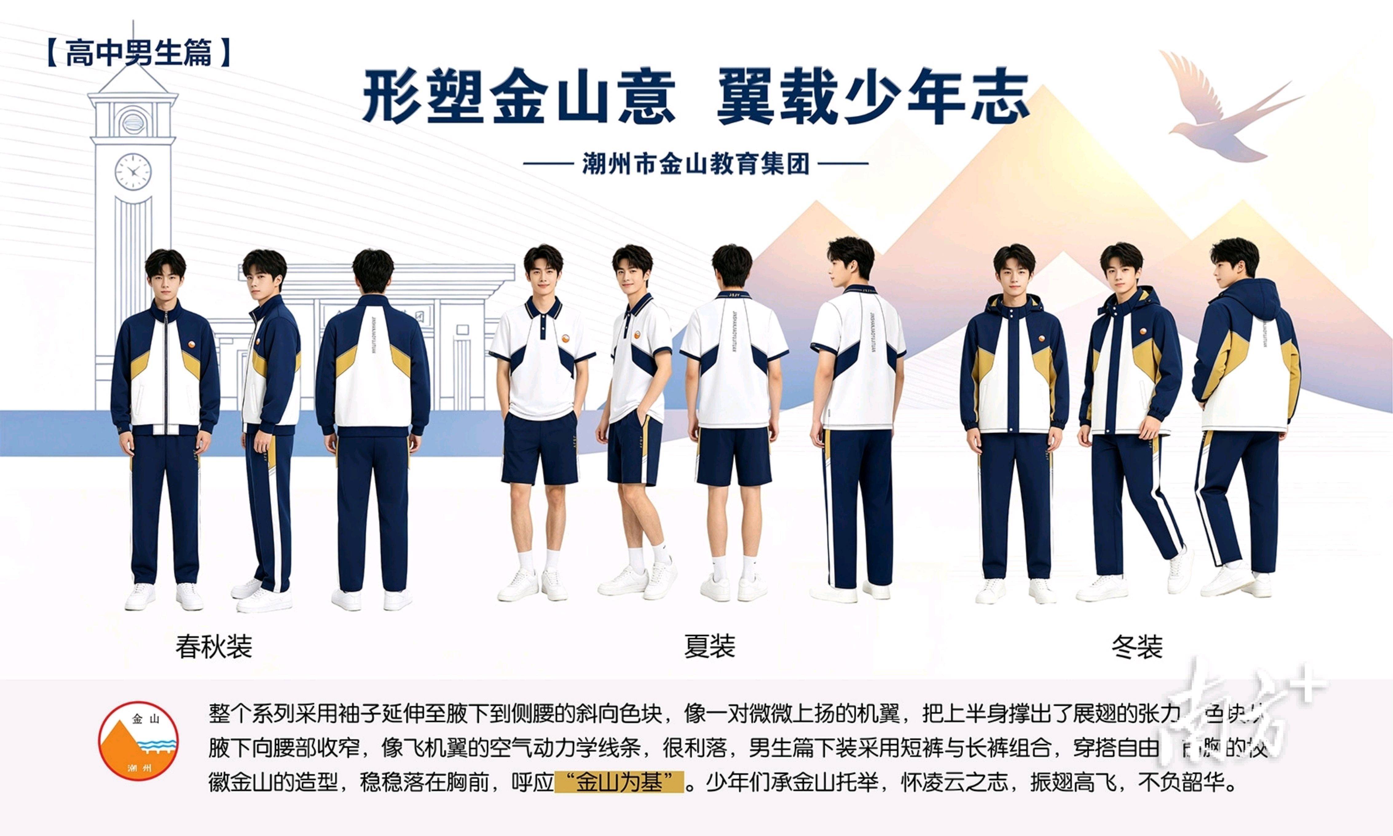 潮州市金山教育集團統一校服款式定了！長這樣→