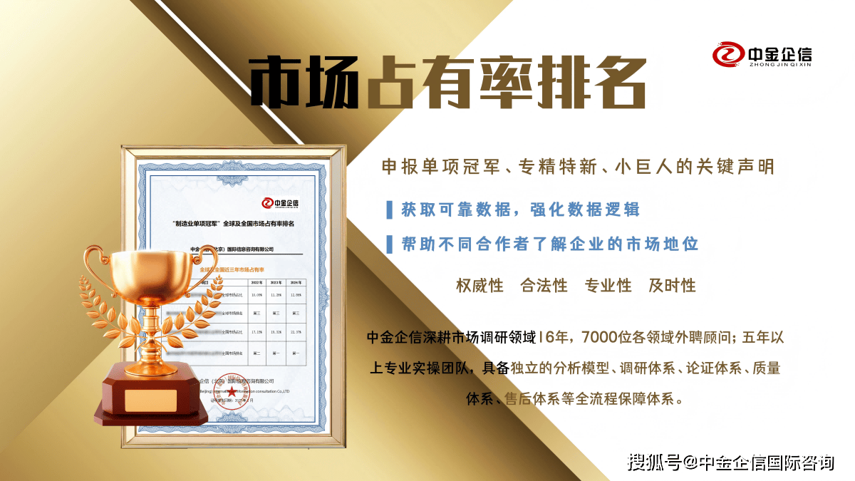 市場佔有率排名-鍋爐行業：幫助企業逐漸向高階市場滲透-權威機構中金企信