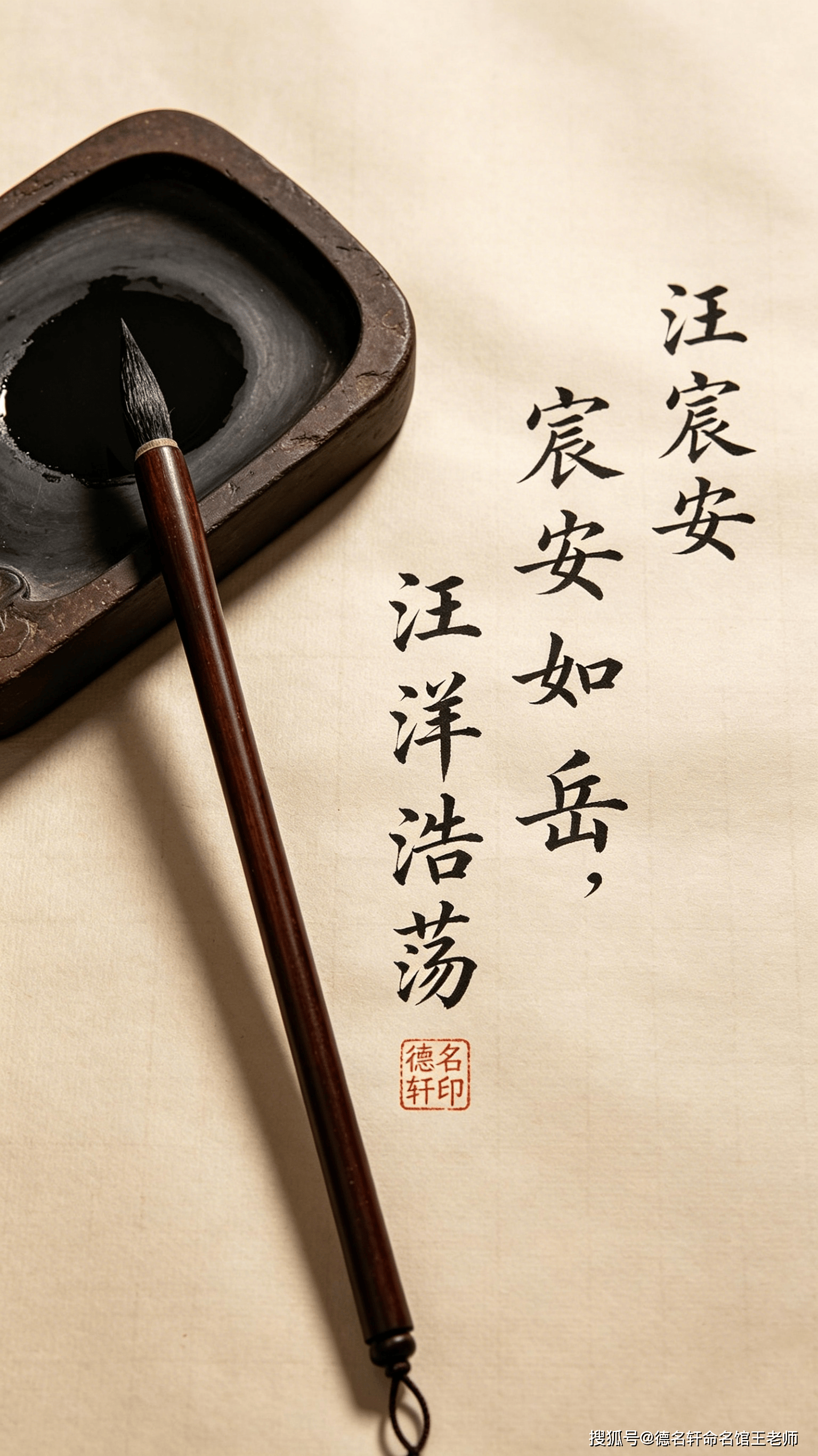 原創寶寶起名案例 汪宸安：宸安如嶽，汪洋浩蕩