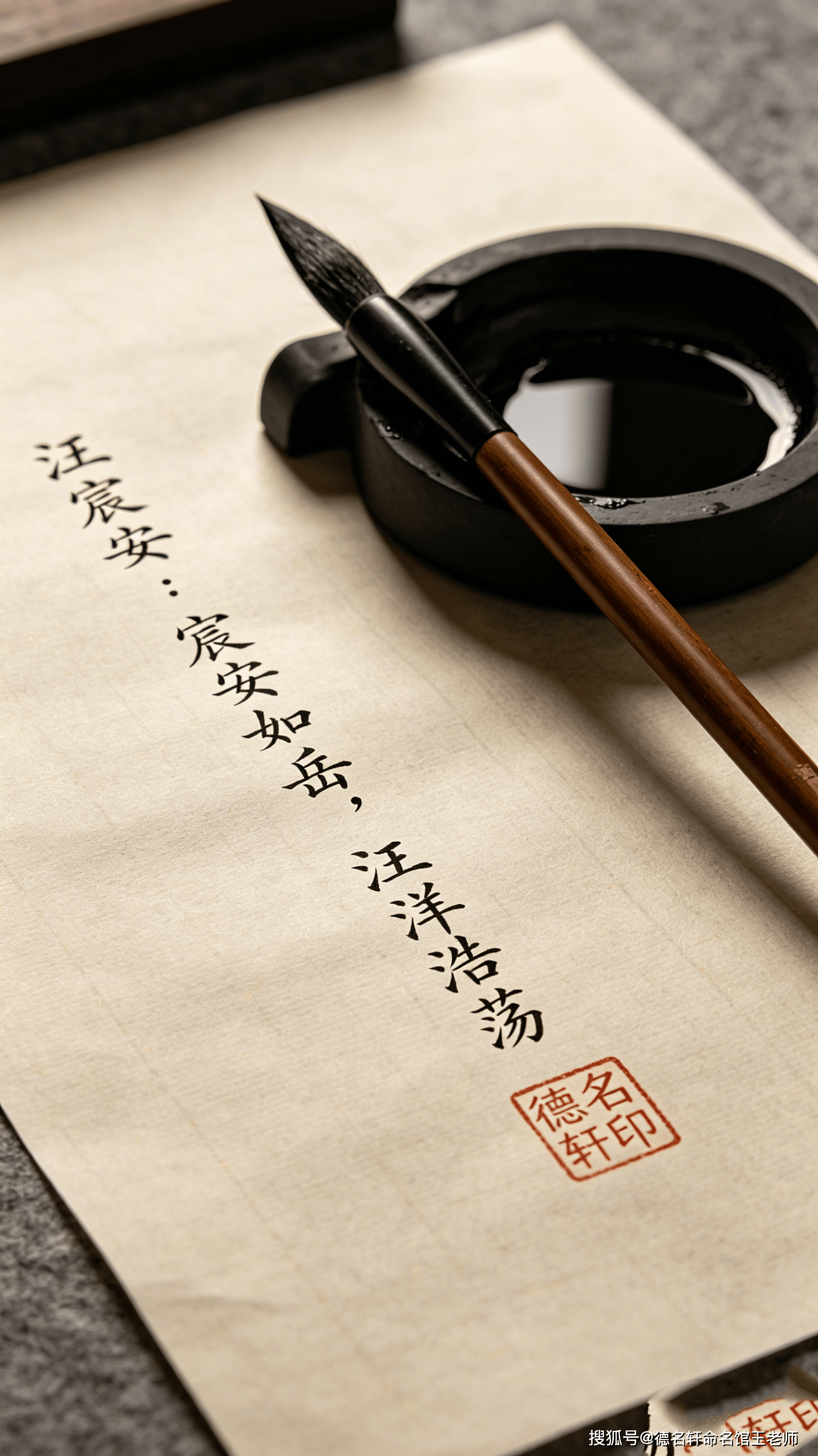 原創寶寶起名案例 汪宸安：宸安如嶽，汪洋浩蕩