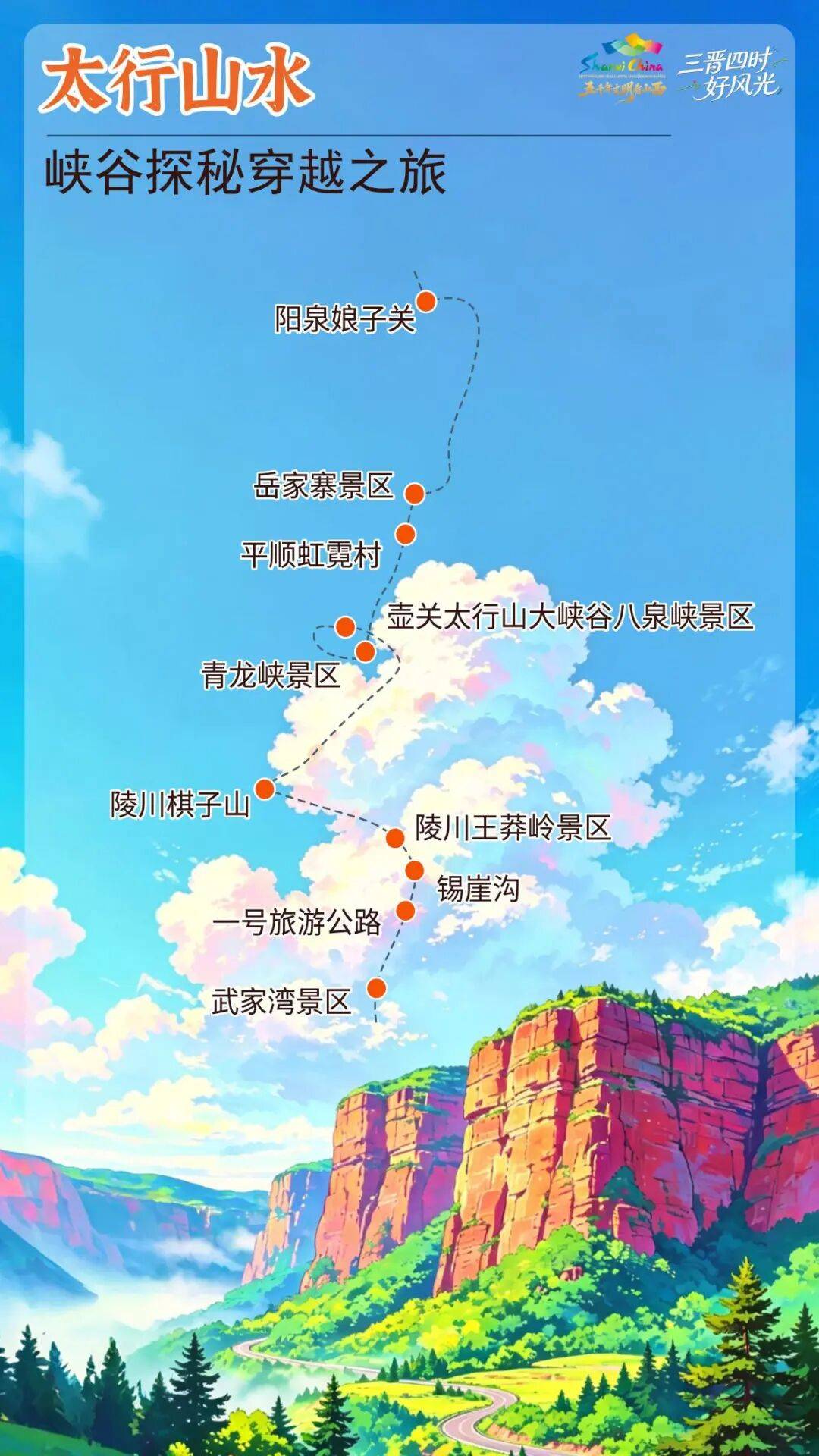 “康養山西 夏養山西”暑期精品旅遊線路釋出（上）