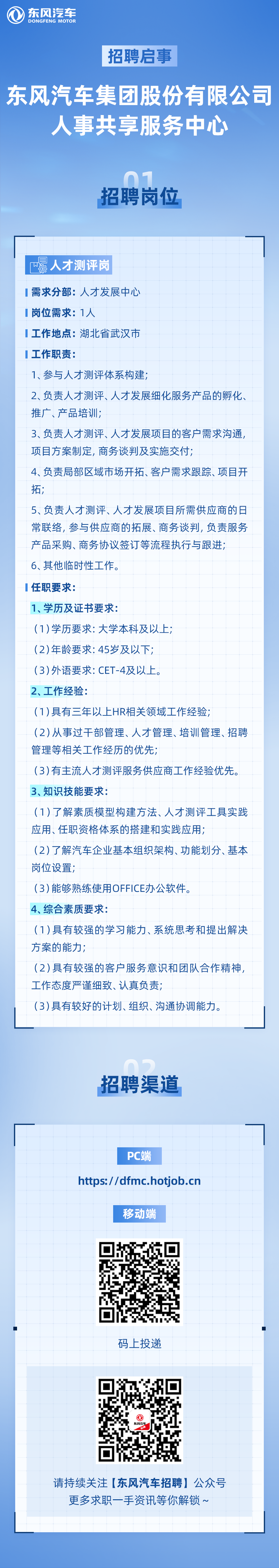 招聘 | 齊聚全球英才！東風總部入職機會放出