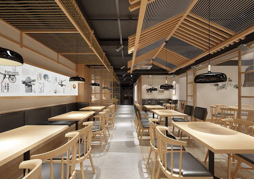 陝西餐飲裝修設計施工，酒店餐廳裝修設計，餐飲場所裝修設計