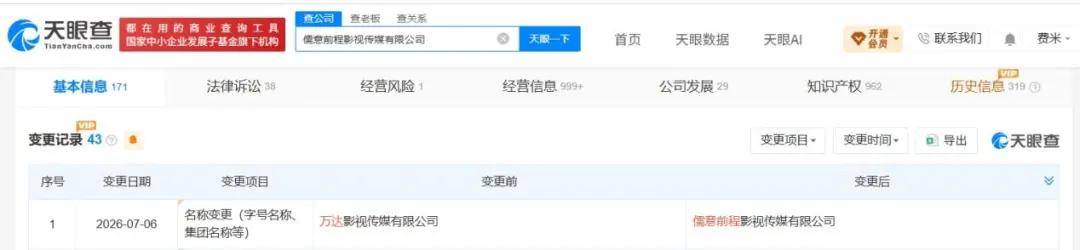 萬達影視傳媒完成更名！不姓“萬達”後，會有怎樣的前程