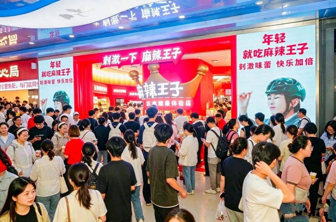 原創從貨架零食到情緒空間：麻辣王子首家辣條體驗店開業