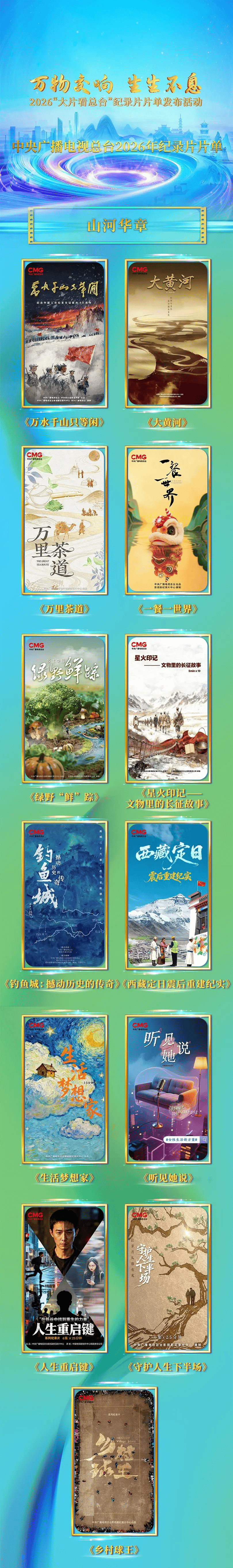 最新！總檯釋出一批影視劇、節目及紀錄片片單