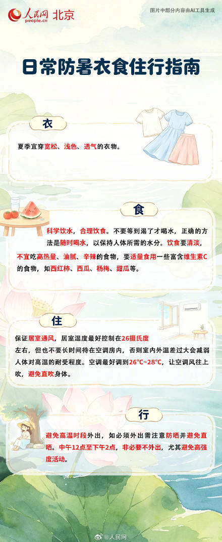 收藏！超實用的三伏健康小知識