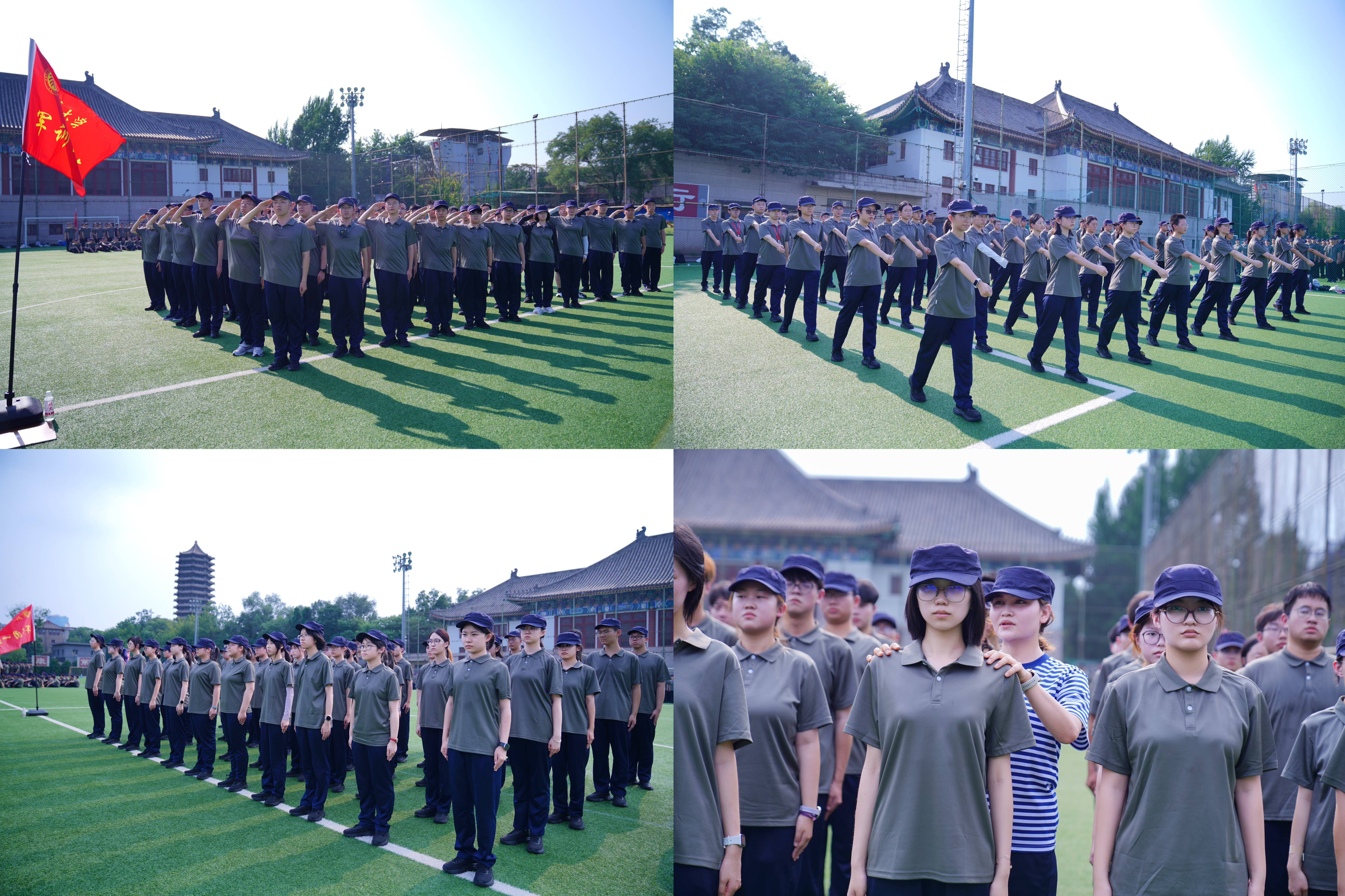 北京大學本科生軍訓日常訓練紮實推進