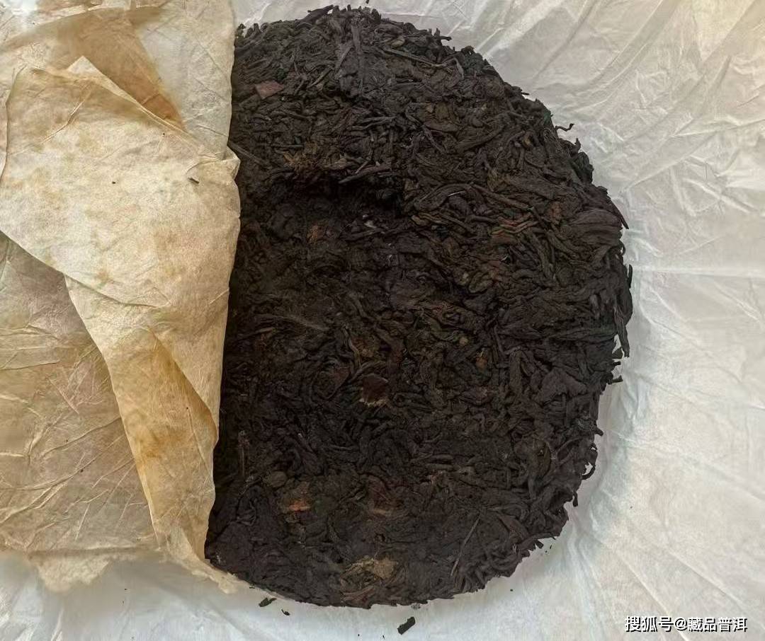 原創97水藍印熟茶8592，大餅身，好倉儲，勐海茶廠經典老熟茶