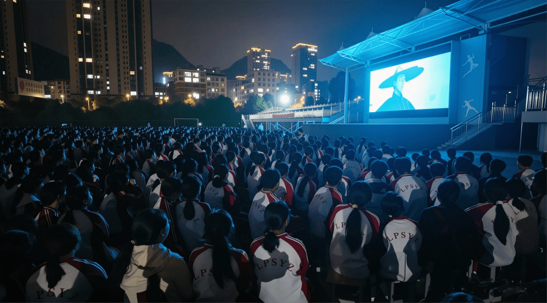 光影中的思政課 丨 六盤水市第一中學2000餘名師生觀影《四渡》